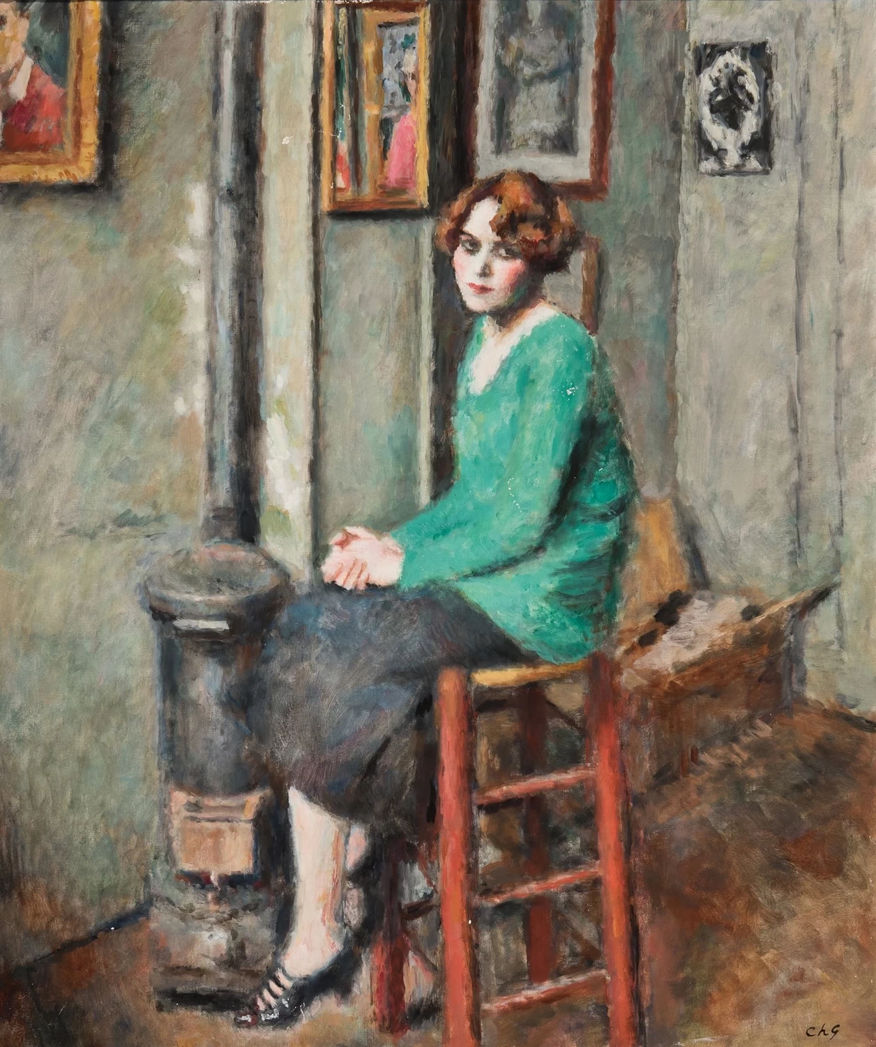 Charles Guérin - La modella nell'atelier